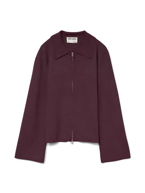 VERO MODA Cardigan 'VMHanna'  vinrød