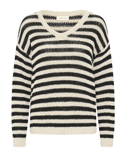 Cream Pullover 'Giveme'  creme / sort