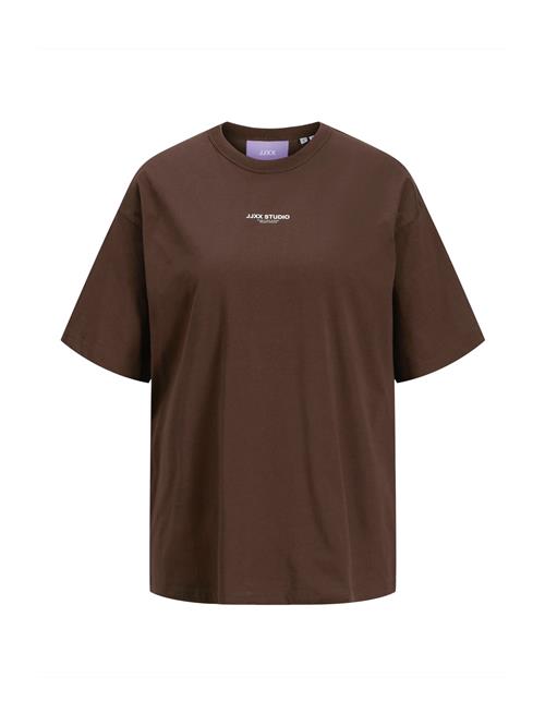 JJXX Shirts 'JXSTUDIO VESTERBRO'  mørkebrun / hvid