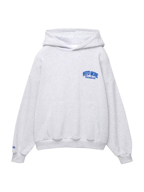 Pull&Bear Sweatshirt 'PACIFIC VACATIONS'  blå / lysegrå