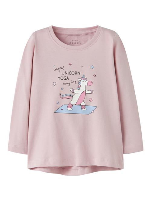 Se NAME IT Bluser & t-shirts 'NMFVIOLET'  lyseblå / pastellilla / lys pink / hvid ved About You