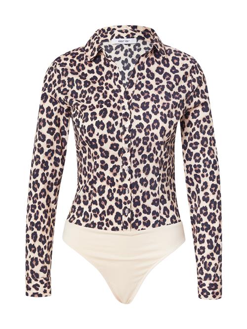 ABOUT YOU Blusebody 'Linda'  beige / mokka / sort