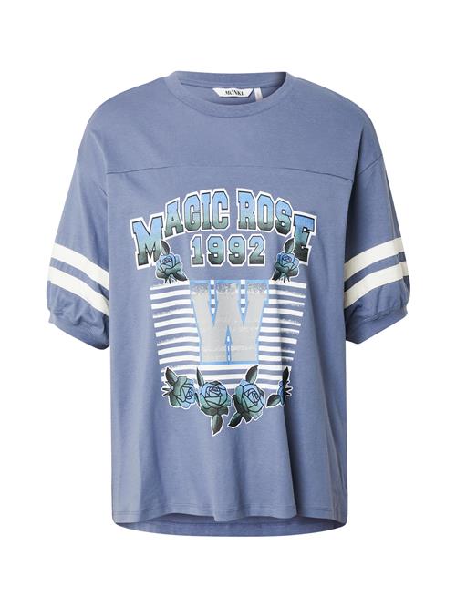 Monki Shirts 'Mira'  blå / grøn / hvid