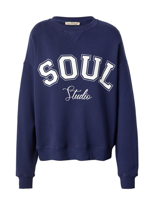 Smith&Soul Sweatshirt  marin / hvid