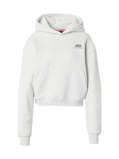 Se ALPHA INDUSTRIES Sweatshirt  antracit / lysegrå ved About You