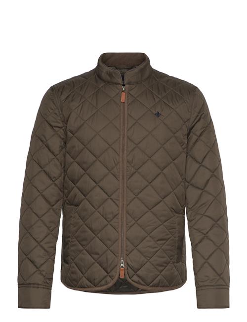 Teddy Quilted Jacket Morris Khaki