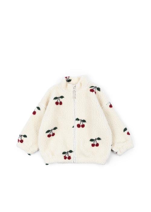 Konges Sløjd Jody Pile-jakke Ma Grande Cerise  Jody Teddy Jacket Grs Ma Grande Cerise 4 Y Fleece Hvid  4 år  kvinde