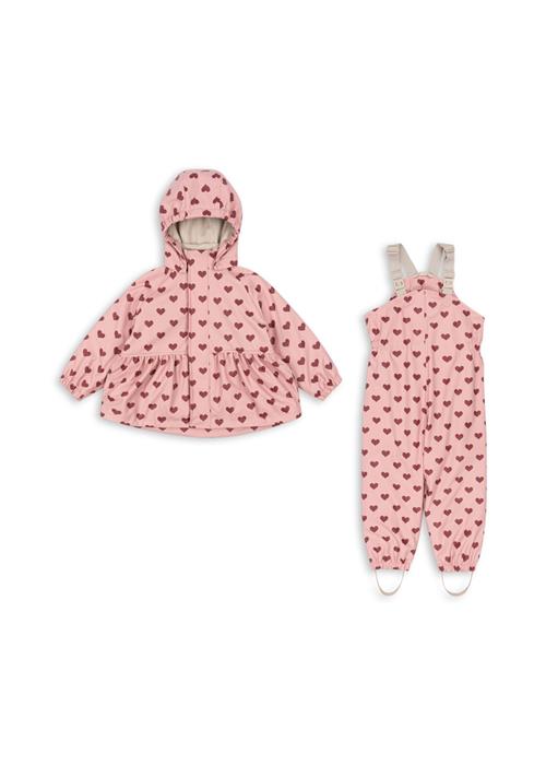 Konges Sløjd Rainy Palme Regnsæt Amour Pink  Rainy Palme Set Girl Amour Pink 7-8 Y  Lyserød  7-8 år  kvinde