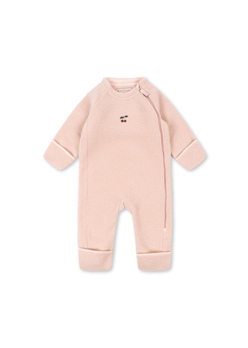 Konges Sløjd Safa Fleece Onesie Rose Smoke  Safa Onesie Grs Rose Smoke 6 months Fleece Lyserød  6 måneder  kvinde