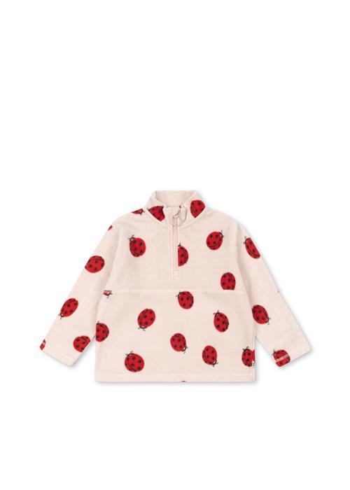 Konges Sløjd Tavi Fleece-sweatshirt Ladybug  Tavi Fleece Sweatshirt Grs Ladybug 3 Y Fleece Hvid  3 år  kvinde