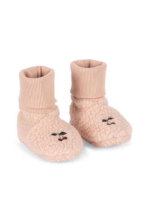 Konges Sløjd Safa Støvler I Fleece Rose Smoke  Safa Boots Grs Rose Smoke 3-6 months Fleece Lyserød  3-6 måneder  kvinde
