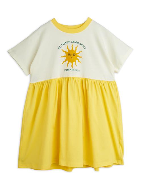 Mini Rodini GOTS Sun Sp Kortærmet Kjole Offwhite  80/86 cm    80/86 cm  kvinde