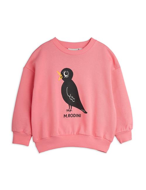 Mini Rodini GOTS Blackbird Sp Sweatshirt Pink  92/98 cm    92/98 cm  Unisex