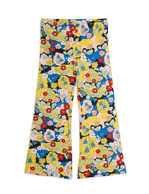 Mini Rodini GOTS Flowers Aop Flared Bukser Multi  116/122 cm    116/122 cm  Unisex