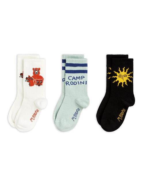 Mini Rodini GOTS Camp Rodini 3-pak Sokker Multi  32-35 EU    32-35 EU  Unisex