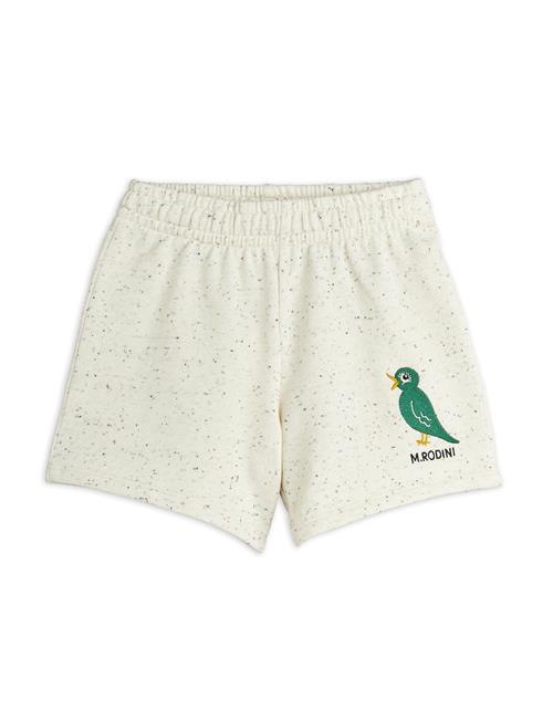 Mini Rodini GOTS Bird Emb Sweatshorts Offwhite  92/98 cm    92/98 cm  Unisex