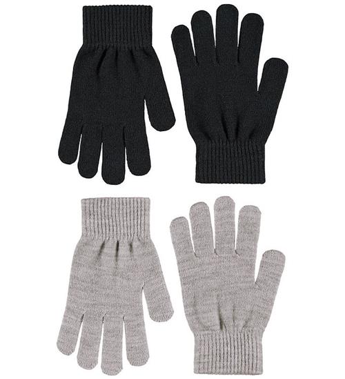 Molo Handsker - 2-pak - Strik - Kiddy - Grey melange