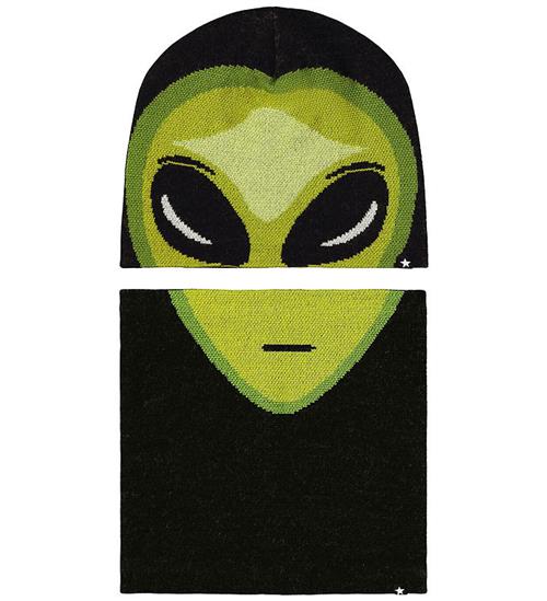 Molo Hue m. Tube - Kleo - Uld/Polyester - Alien Face