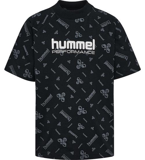Hummel T-shirt - HmlJR Dance - Black/Ebony m. Logo