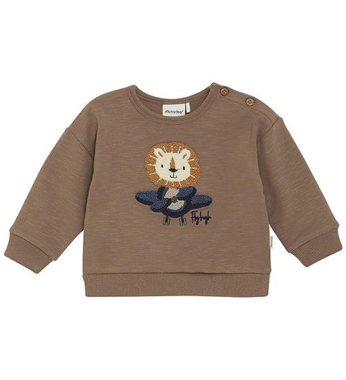 Minymo Sweatshirt - Caribou m. Løve