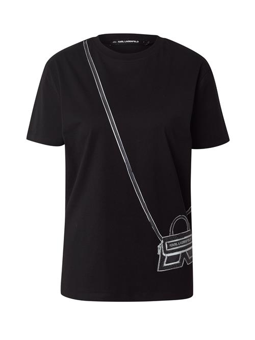 Karl Lagerfeld Shirts 'Ikon'  sort / hvid