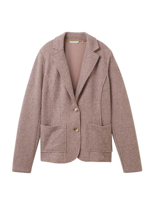 TOM TAILOR Blazer  mørkegrå / gammelrosa