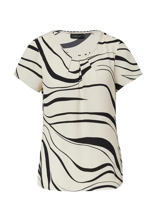 Se s.Oliver BLACK LABEL Bluse  lysebeige / sort ved About You