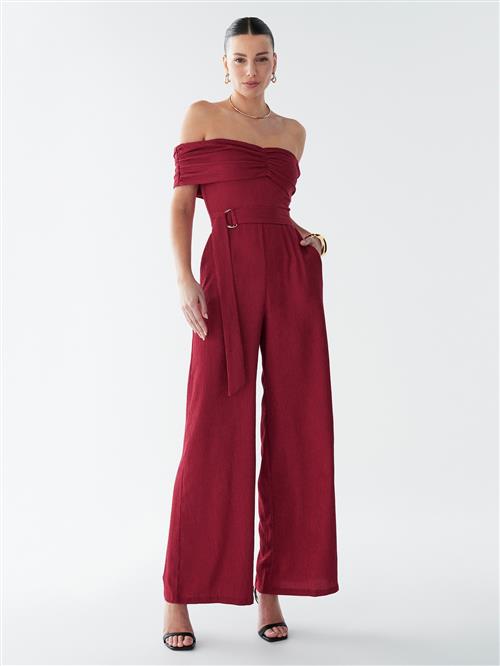 BWLDR Jumpsuit 'Ava'  rød