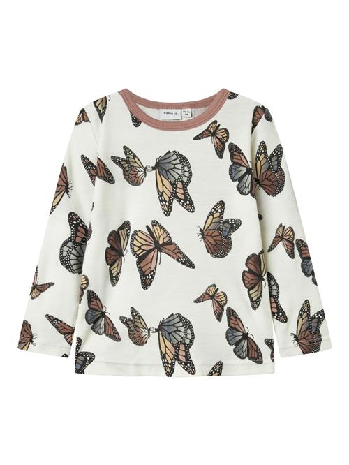 NAME IT Bluser & t-shirts 'NMFWillitus'  marin / brun / sort / hvid