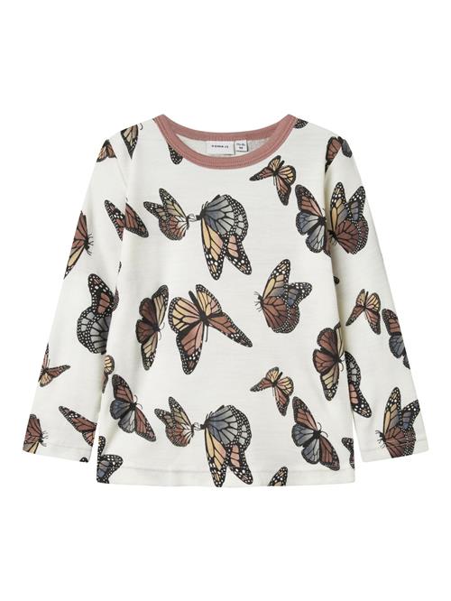 NAME IT Bluser & t-shirts 'NMFWillitus'  marin / brun / sort / hvid
