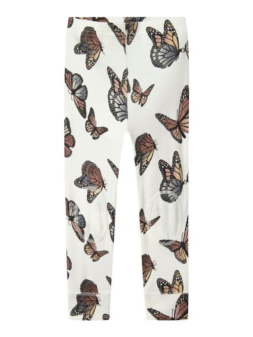 NAME IT Leggings 'NMFWillitus'  blandingsfarvet / hvid