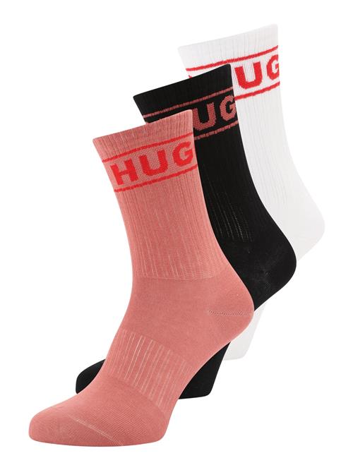 HUGO Sokker  gammelrosa / rød / hvid