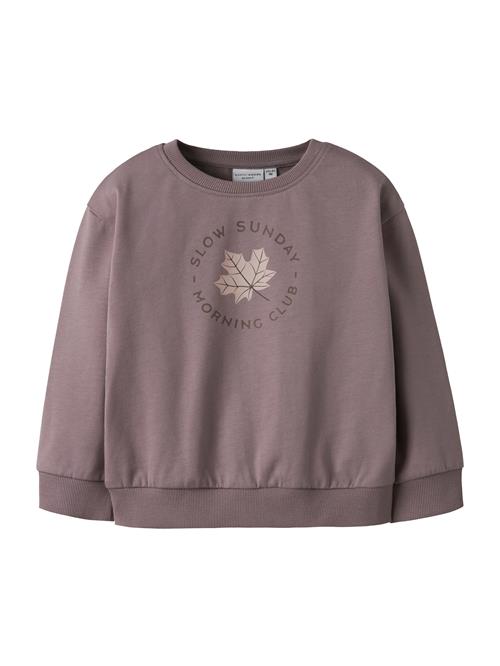NAME IT Sweatshirt 'NMFVILOUI'  nude / brun / lysviolet