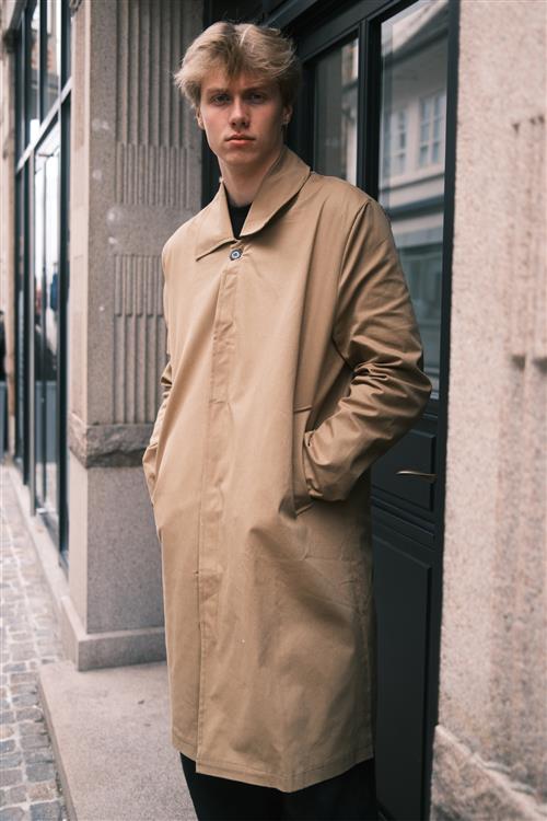Trenchcoat - Beige - XL - TeeShoppen