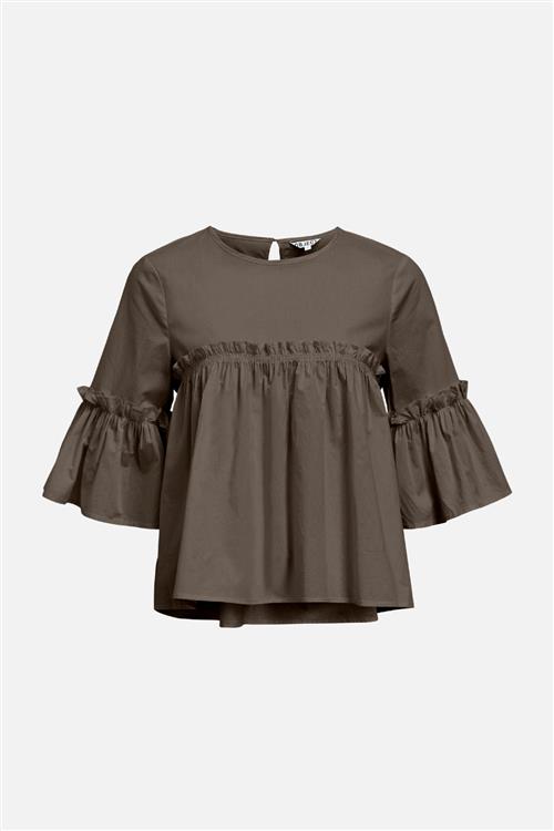 Hope Neck Top - Morel - 40 - Object