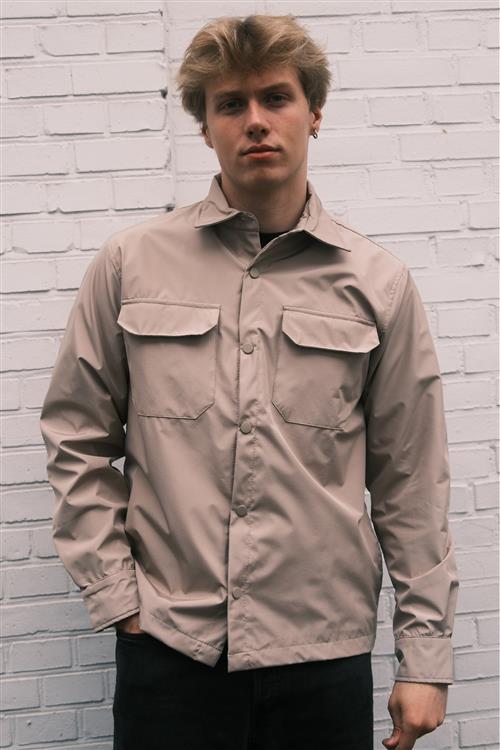 Oliver Overshirt - Beige - TeeShoppen