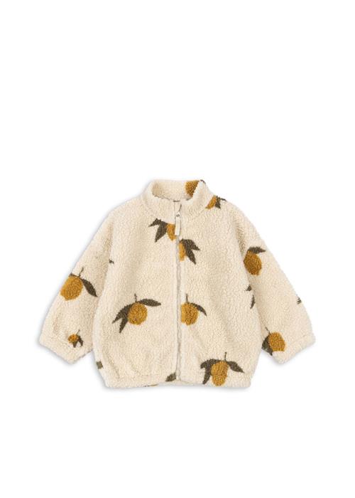 Konges Sløjd Jody Teddy Jacket Grs Mon Grand Citron Jody Teddy Jacket Grs Mon Grand Citron 5-6 Y Fleece Creme  5-6 år  Unisex, Boys