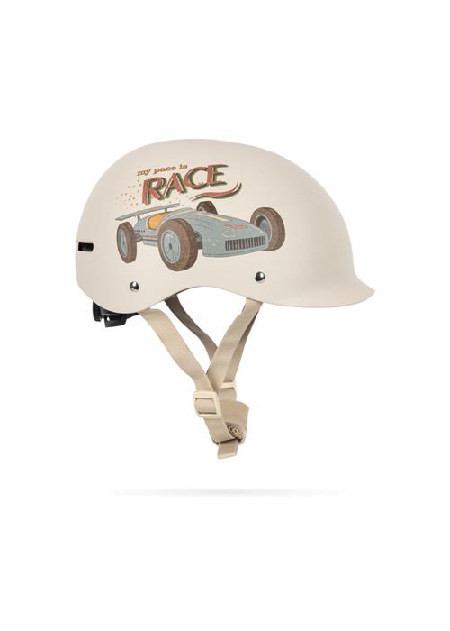 Konges Sløjd Cykelhjelm Race  Bicycle Helmet Race 47/51 cm  Creme  47/51 cm  mand