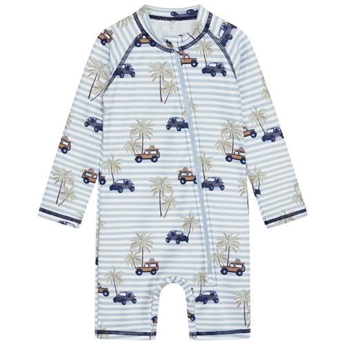 Hust&Claire Malaz UV-dragt White 5-6 Y  Blå  5-6 år  mand