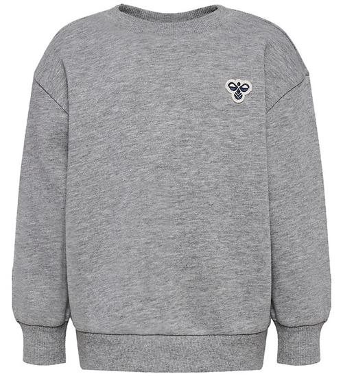 Hummel Sweatshirt - HmlMini Bee - Gråmeleret