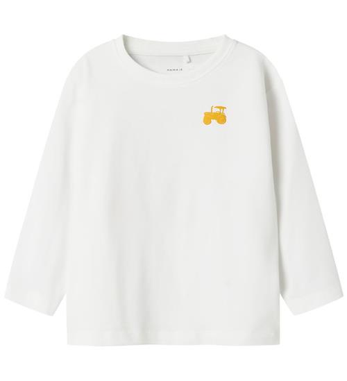 Name It Bluse - NmmLonnie - Bright White m. Traktor