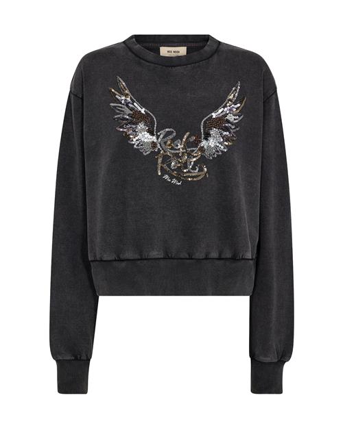 MOS MOSH Sweatshirt 'MMCosette'  brun / guld / sort / sølv