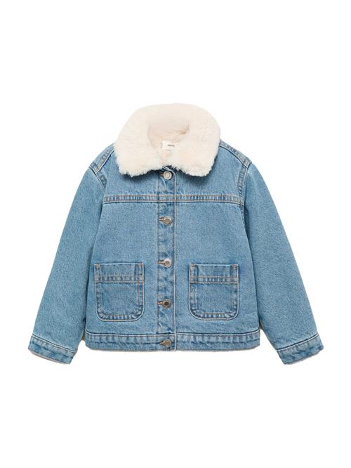 MANGO KIDS Overgangsjakke 'LISAB'  blue denim