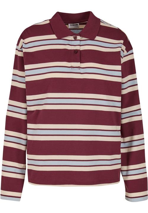 Noisy may Shirts 'NMAura'  lysebeige / lyseblå / vinrød