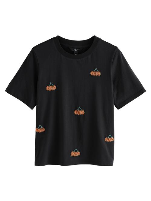 Next Shirts 'Halloween Pumpkin'  grøn / orange / sort