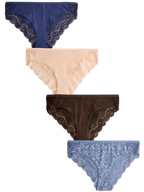Se Next Slip  beige / blå / røgblå / brun ved About You