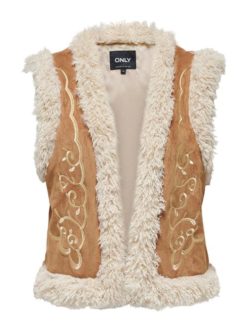 ONLY Vest 'ONLCille'  lysebeige / sepia / guld
