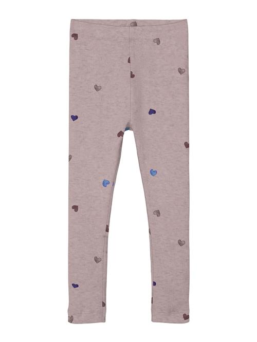 NAME IT Leggings 'NMFNUTTI'  blå / marin / brun / lysviolet