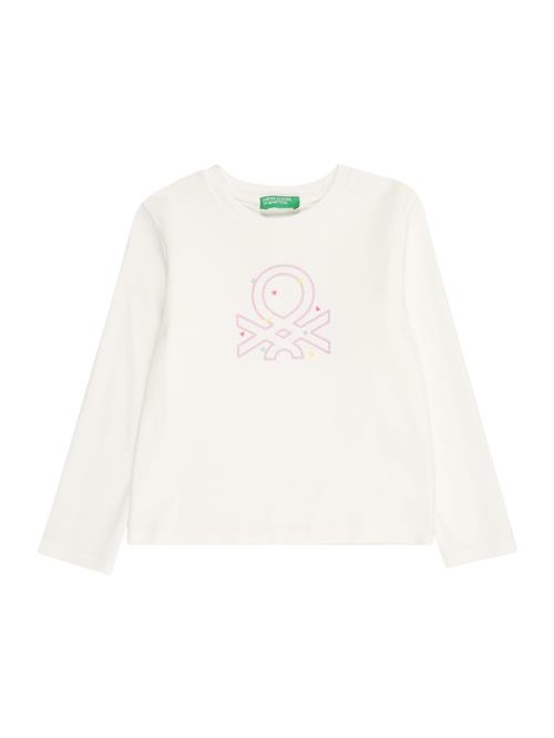 UNITED COLORS OF BENETTON Bluser & t-shirts  gul / lyserød / rød / offwhite