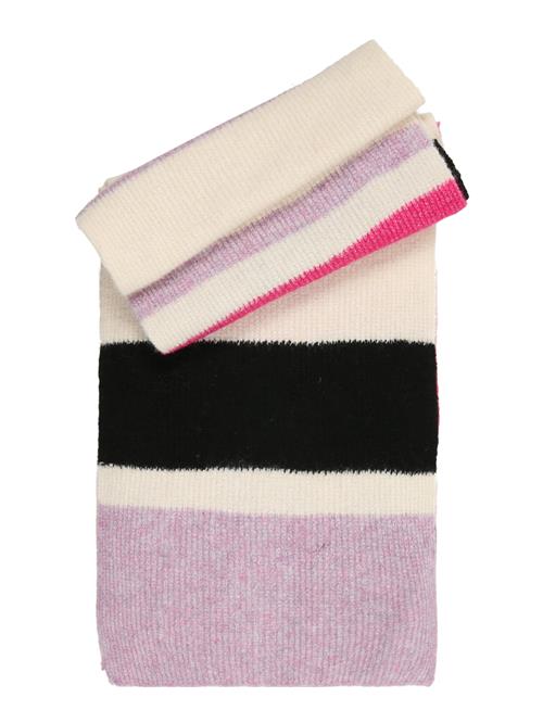 ONLY GIRLS Sjal 'KOGAMANDA'  lysviolet / pink / sort / hvid